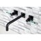 Kingston Brass KS6020DKL Wall Mount Tub Faucet, Matte Black KS6020DKL - alternate 6